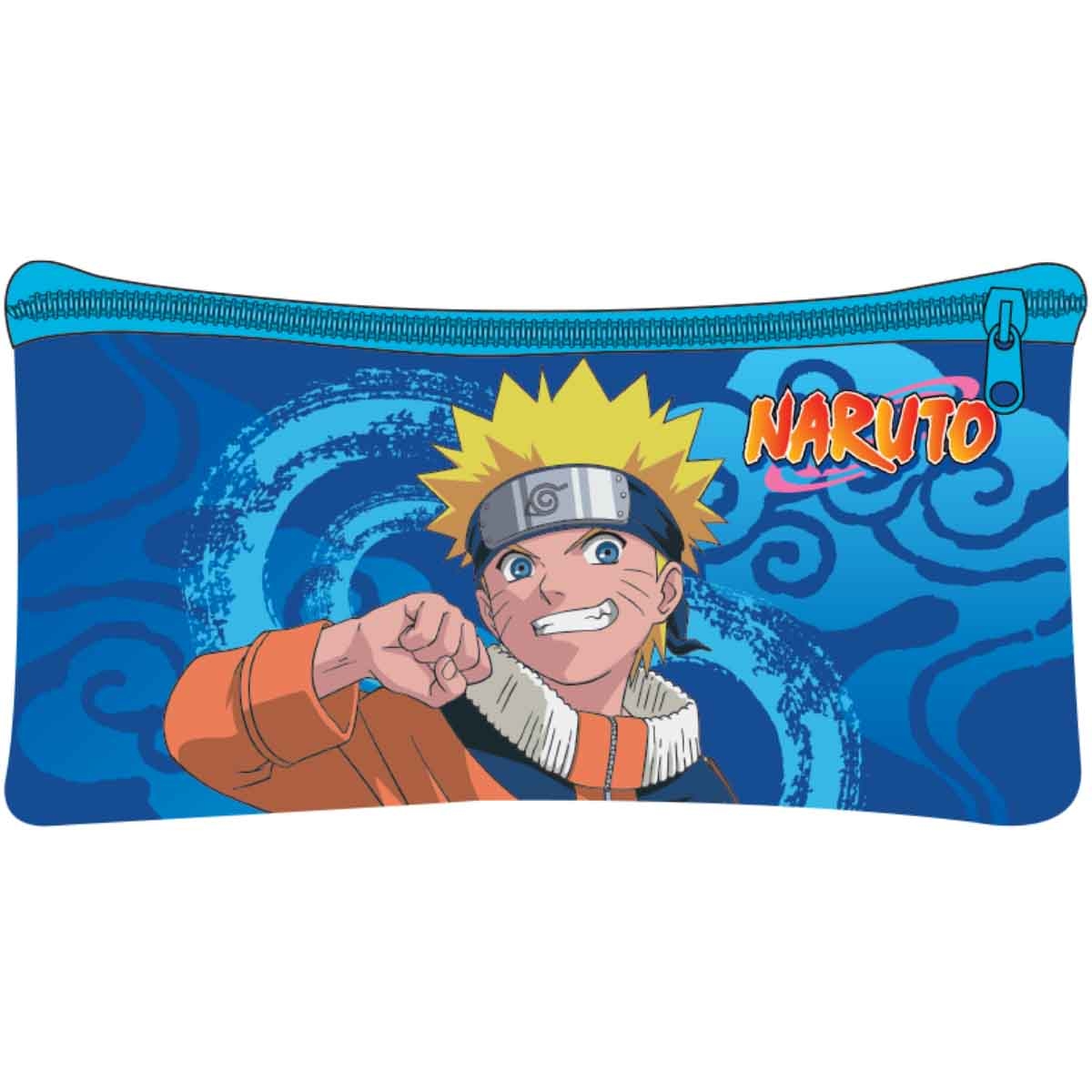 ناروتو مجموعة حقيبة ترولي 5 في 1 مقاس 16 انش مع صندوق غداء وزجاجة ومقلمة وحقيبة غداء