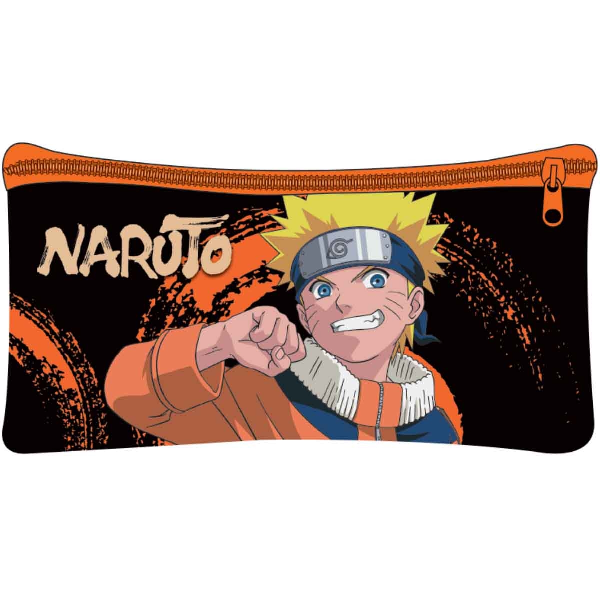 ناروتو مجموعة حقيبة ترولي 5 في 1 مقاس 14 انش مع صندوق غداء وزجاجة ومقلمة وحقيبة غداء