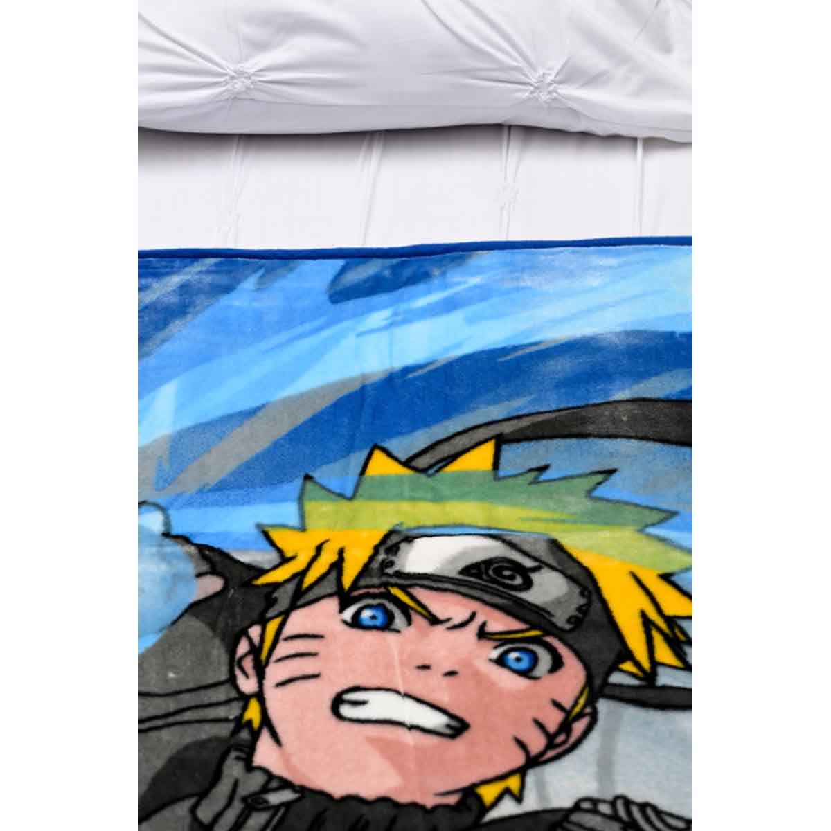 ناروتو بطانية راشيل باللون الأزرق مصنوعة من %100 بوليستر