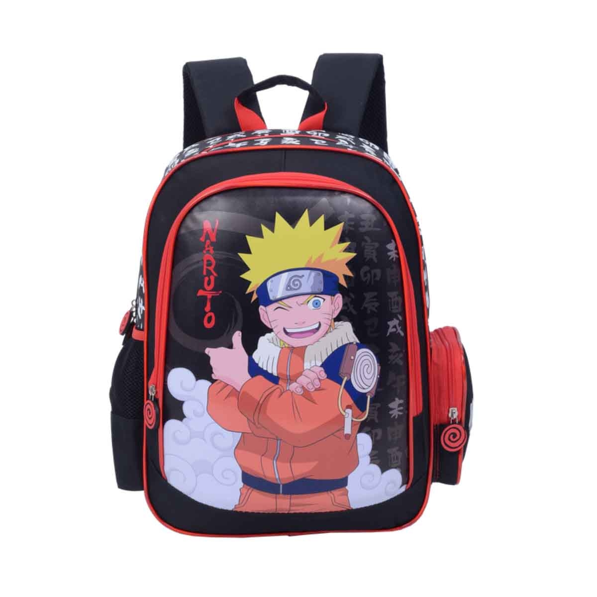 ناروتو حقيبة ظهر مدرسية بتصميم شخصيات أنمي TV طوكيو مقاس 16 انش