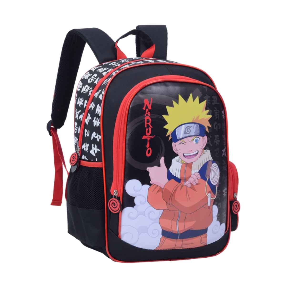 ناروتو حقيبة ظهر مدرسية بتصميم شخصيات أنمي TV طوكيو مقاس 16 انش