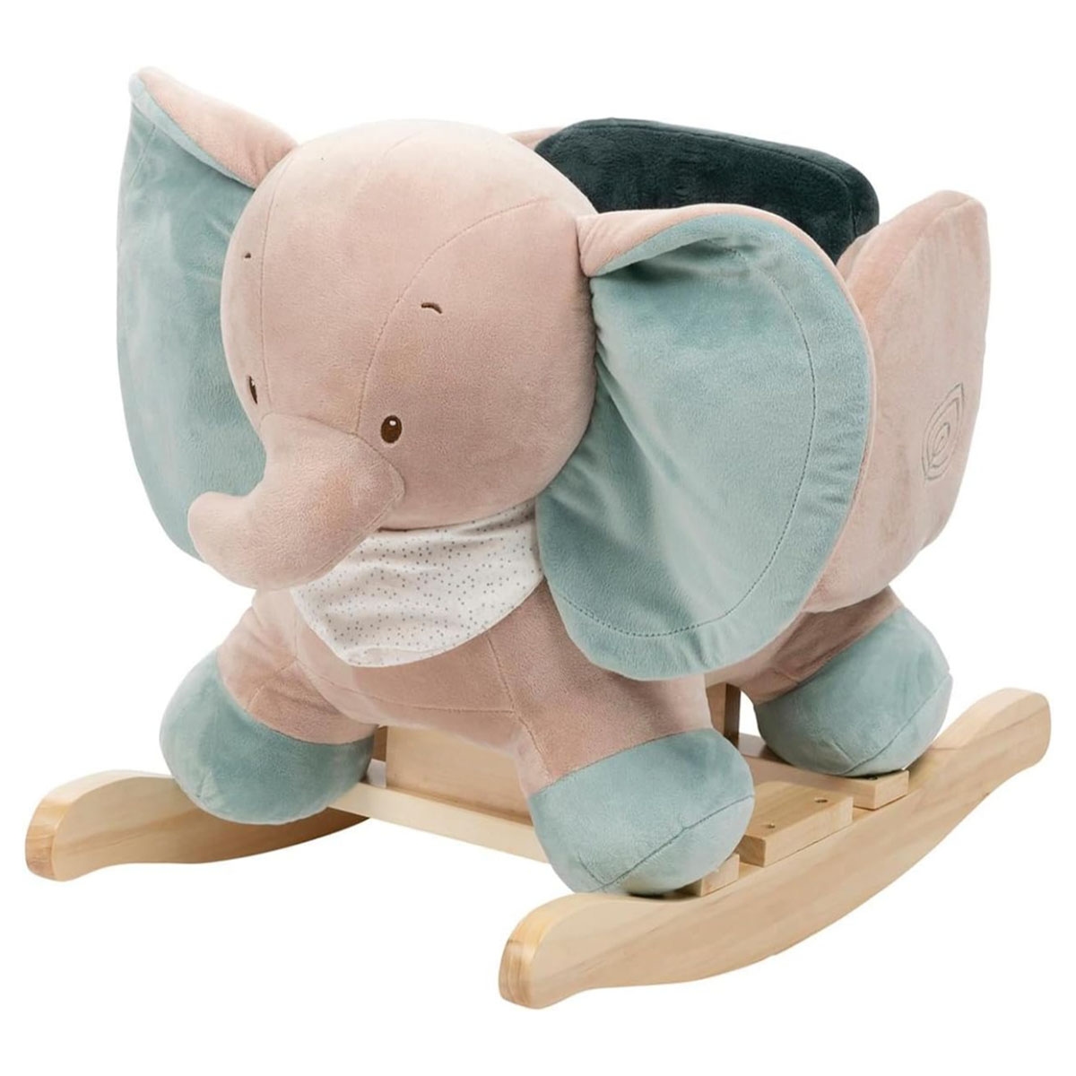 ناتو لعبة الفيل الهزاز أكسل ولونا للأطفال الرضع، 0-2 سنوات
