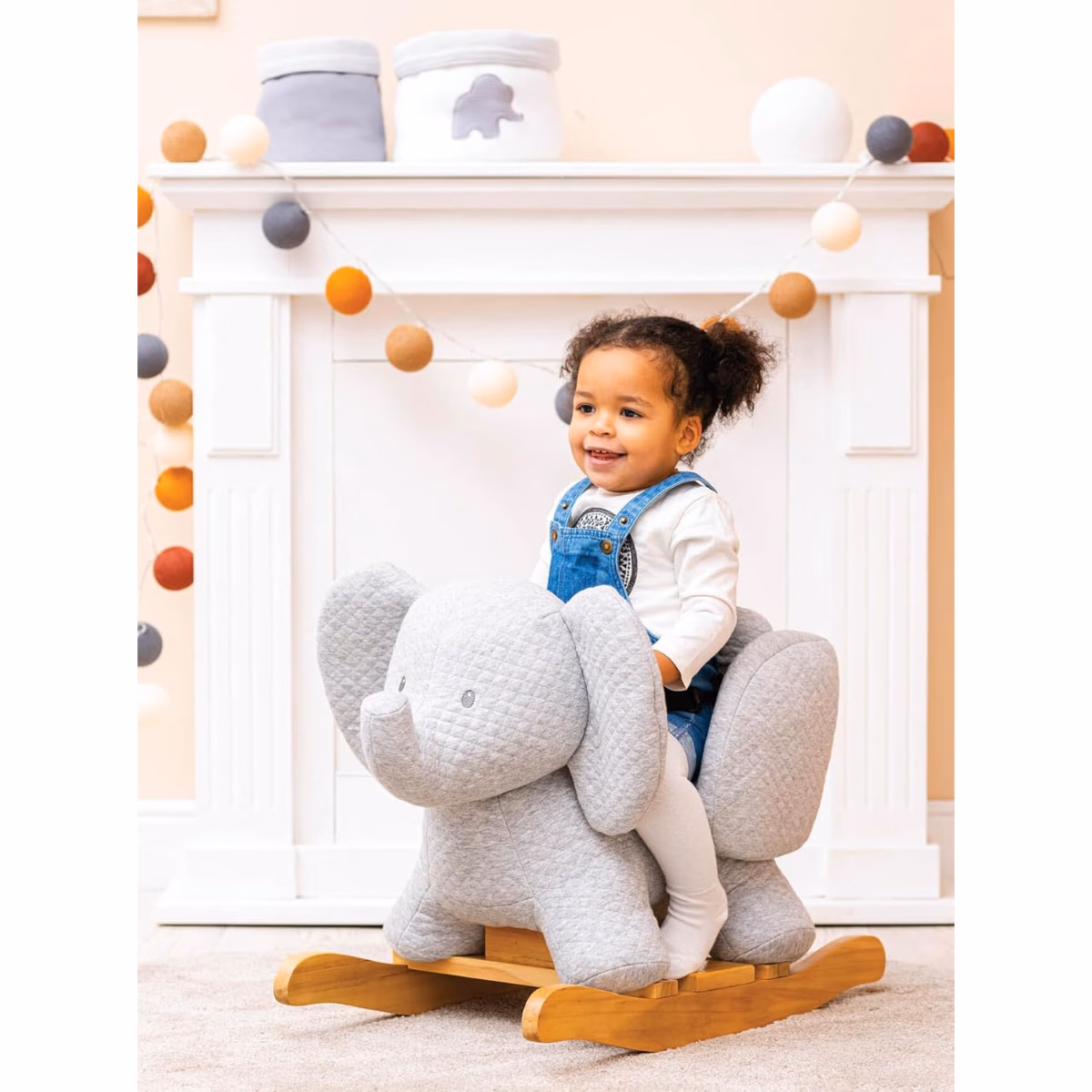 Nattou Tembo Elephant Rocking Toy Toddler, 0-2 Years