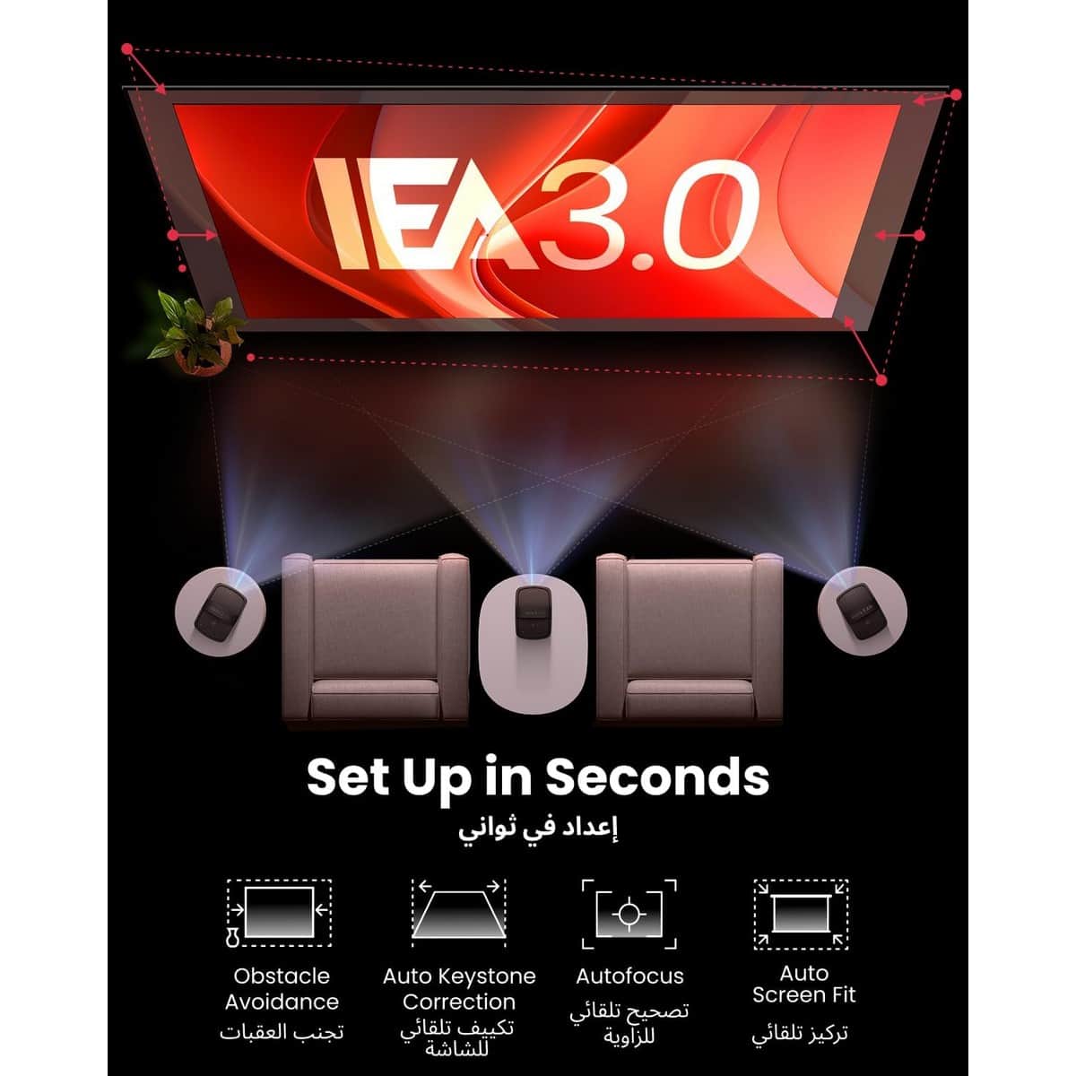Nebula Mars 3 Air II Pro Portable Projector