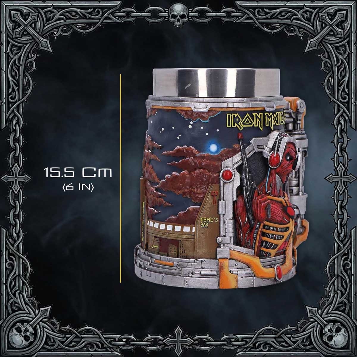 Nemesis Now 6" Iron Maiden Somewhere In Time Tankard