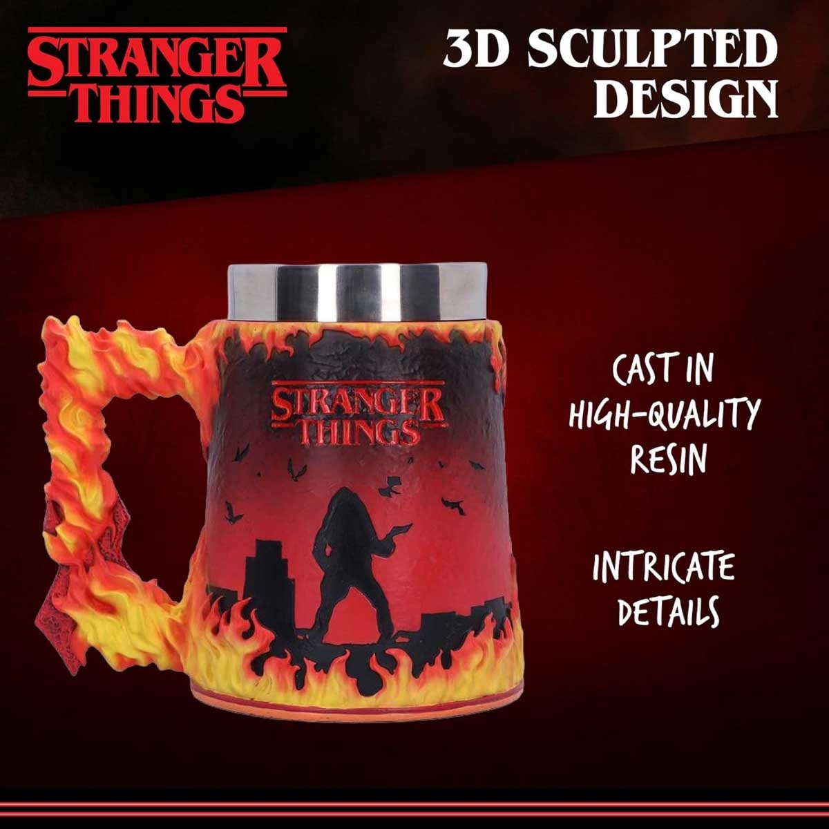 Nemesis Now 6.69" Stranger Things Hellfire Club Tankard