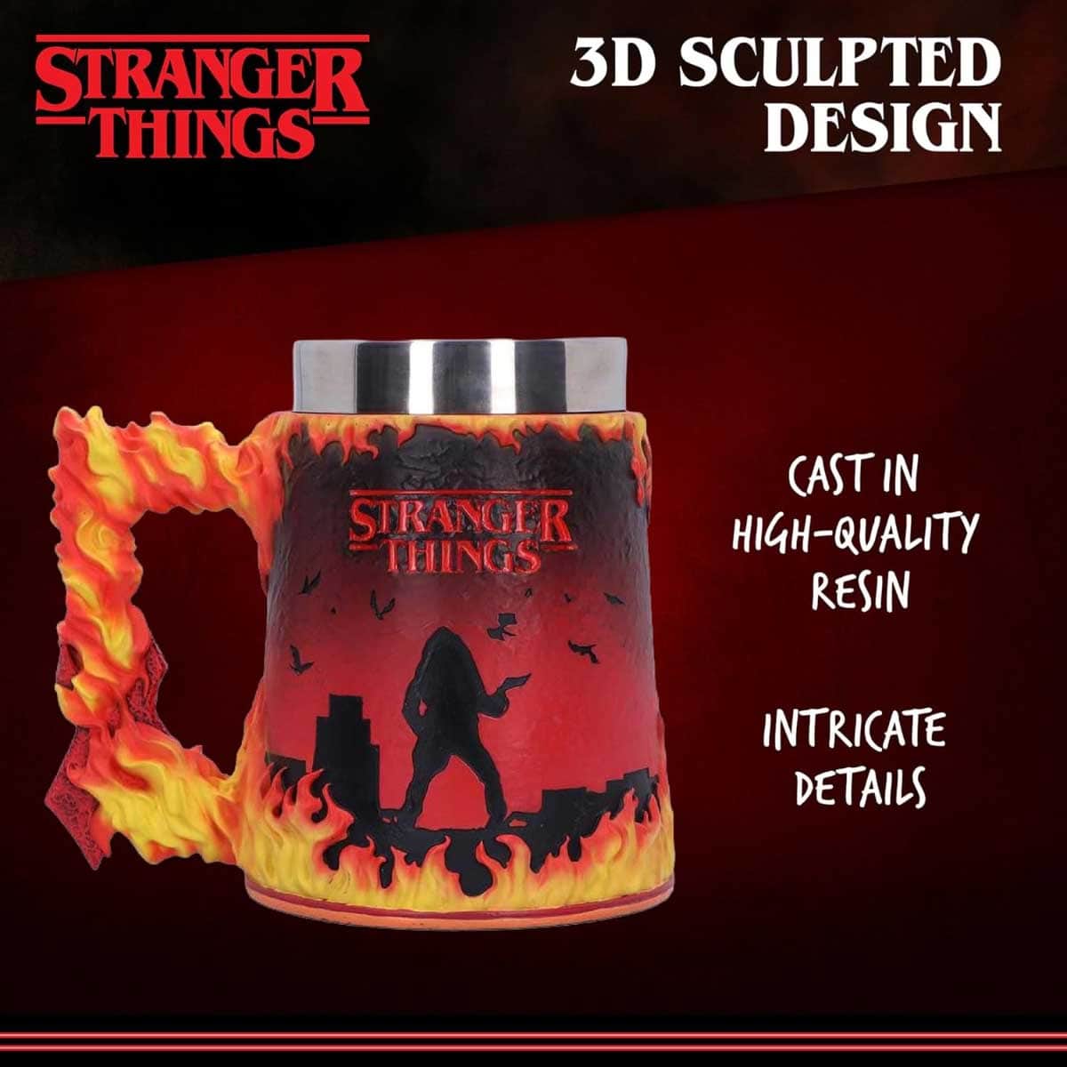 Nemesis Now 6.69" Stranger Things Hellfire Club Tankard