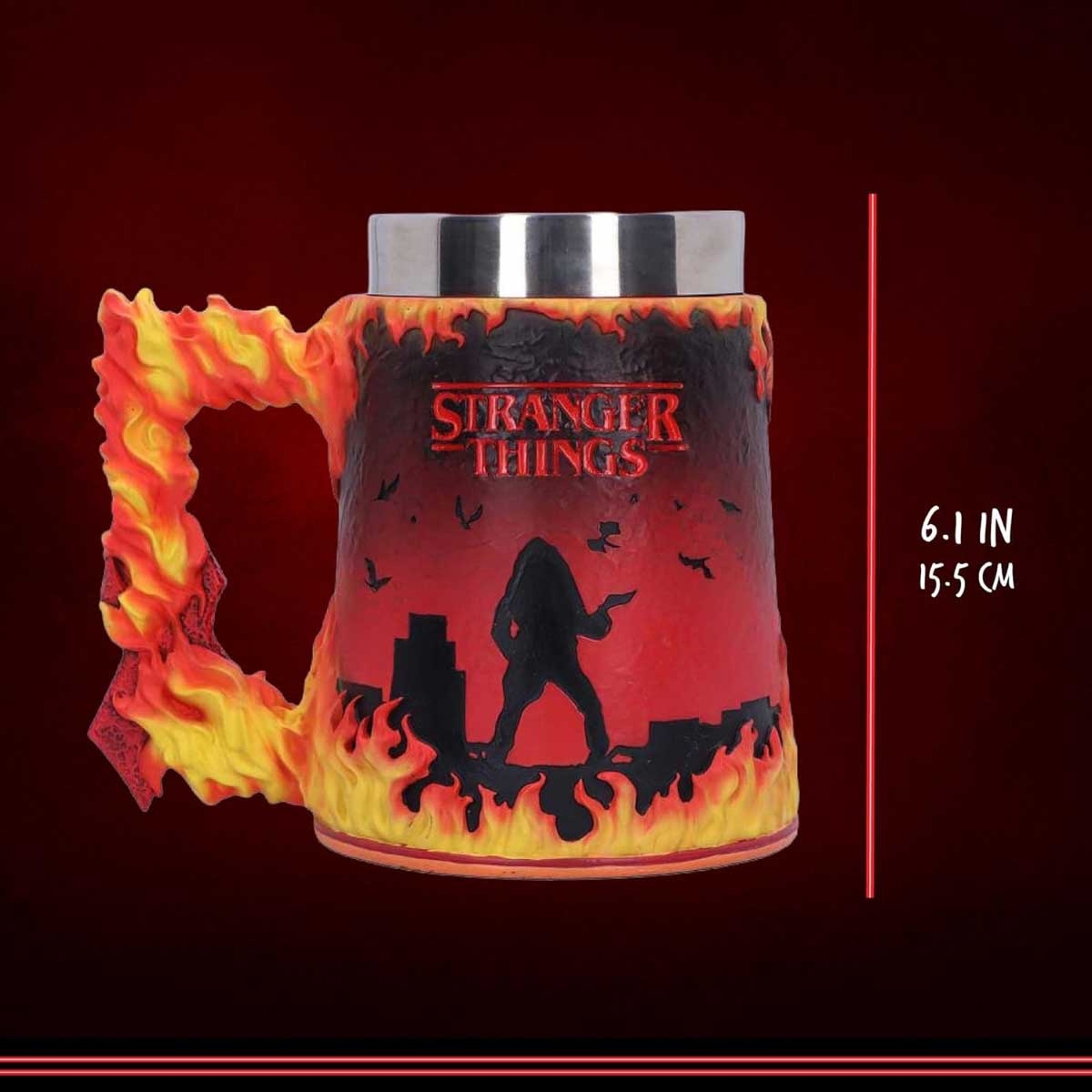 Nemesis Now 6.69" Stranger Things Hellfire Club Tankard