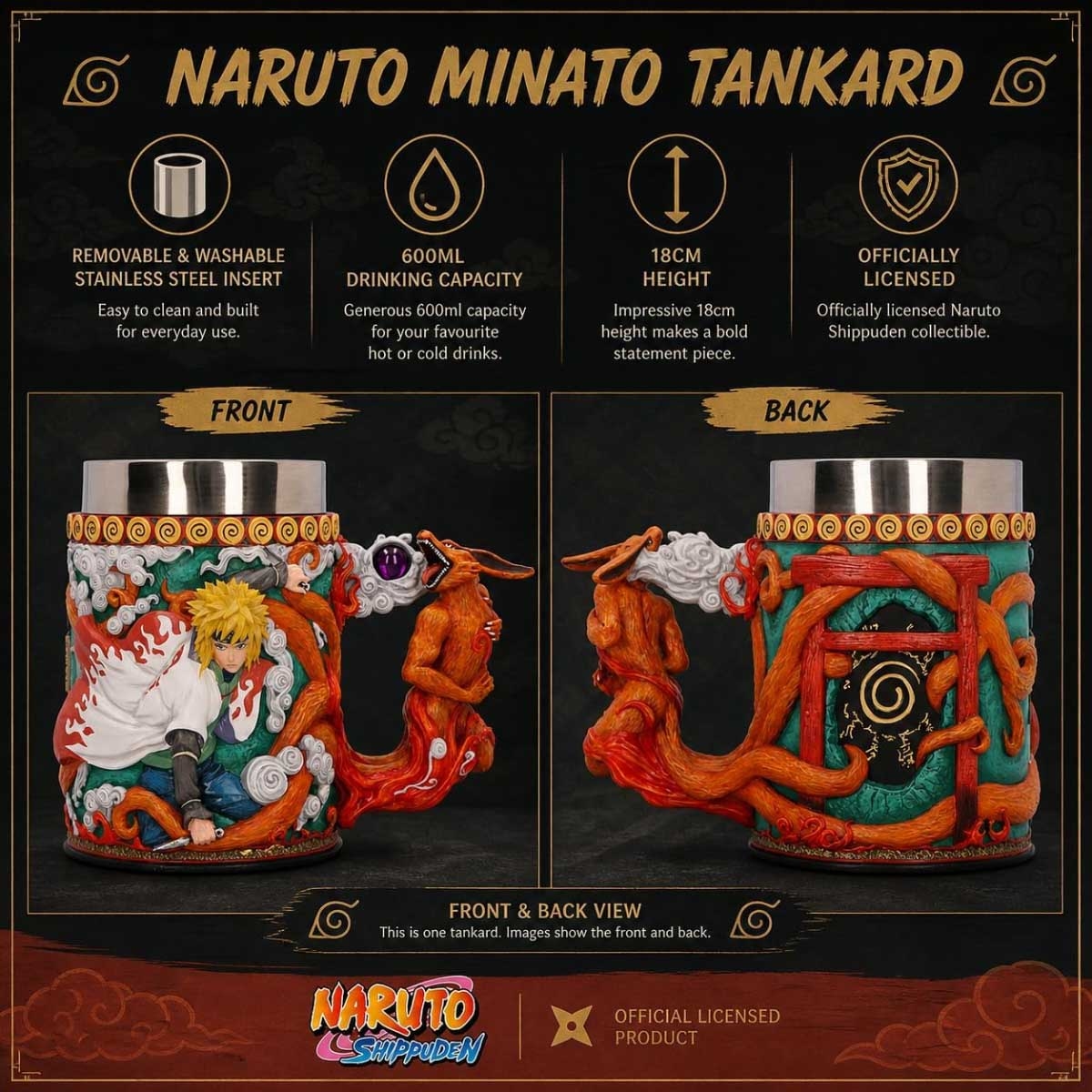 Nemesis Now 7" Naruto Minato Tankard