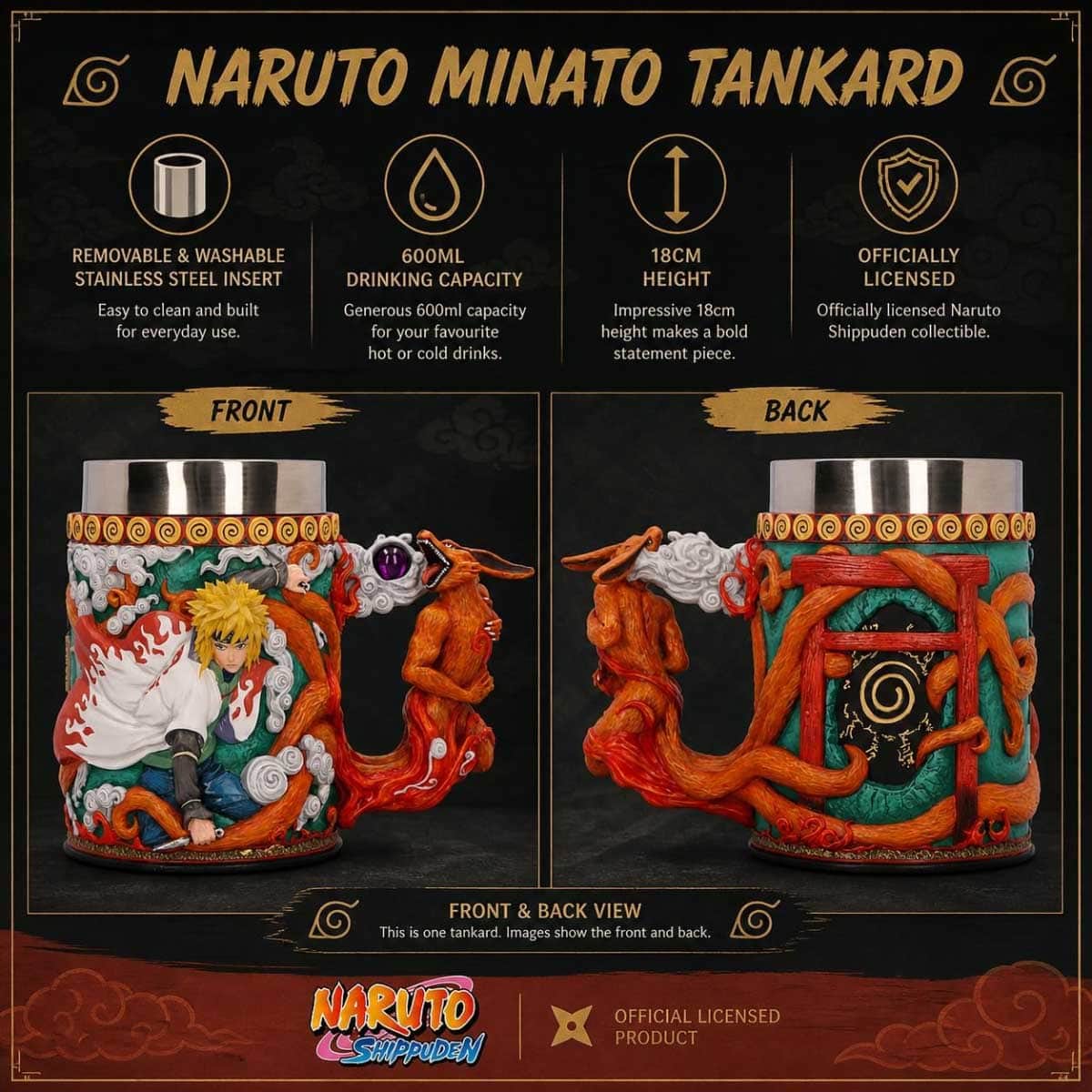 Nemesis Now 7" Naruto Minato Tankard