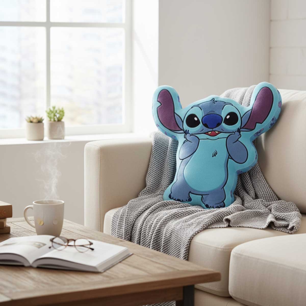 Nemesis Now 17.7" Disney Stitch Cushion