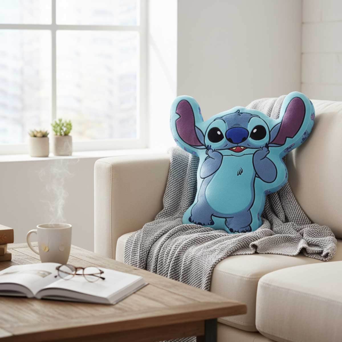 Nemesis Now 17.7" Disney Stitch Cushion