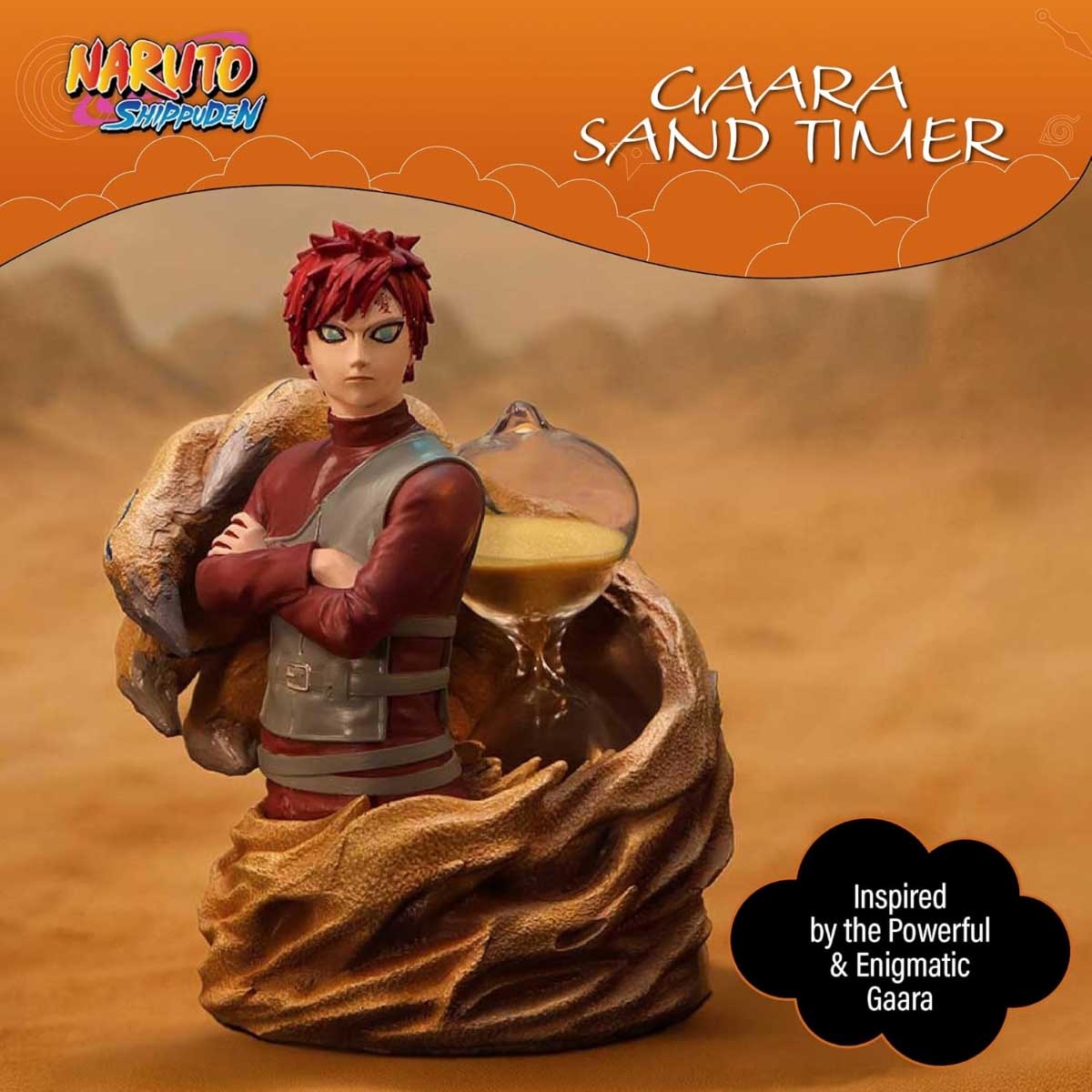 Nemesis Now Naruto Gaara Sand Timer Action Figure