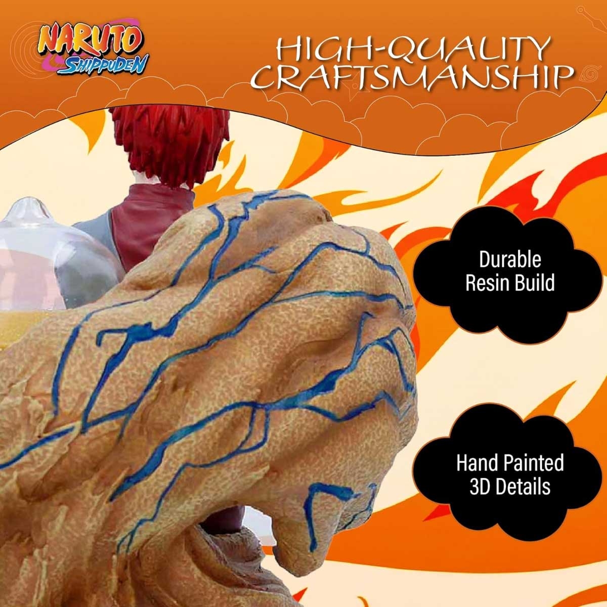 Nemesis Now Naruto Gaara Sand Timer Action Figure