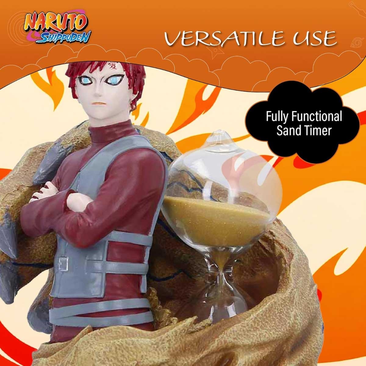 Nemesis Now Naruto Gaara Sand Timer Action Figure