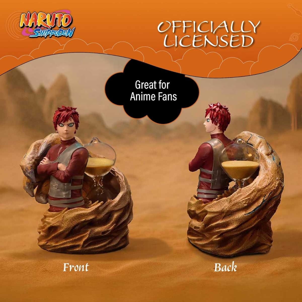 Nemesis Now Naruto Gaara Sand Timer Action Figure