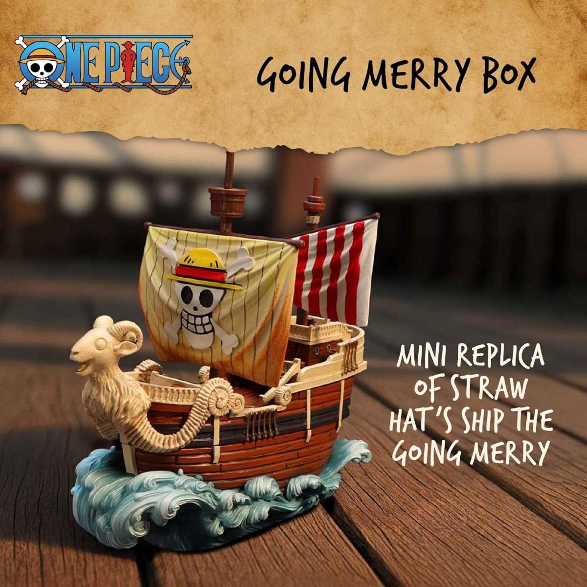 Nemesis Now One Piece Going Merry Storage Box