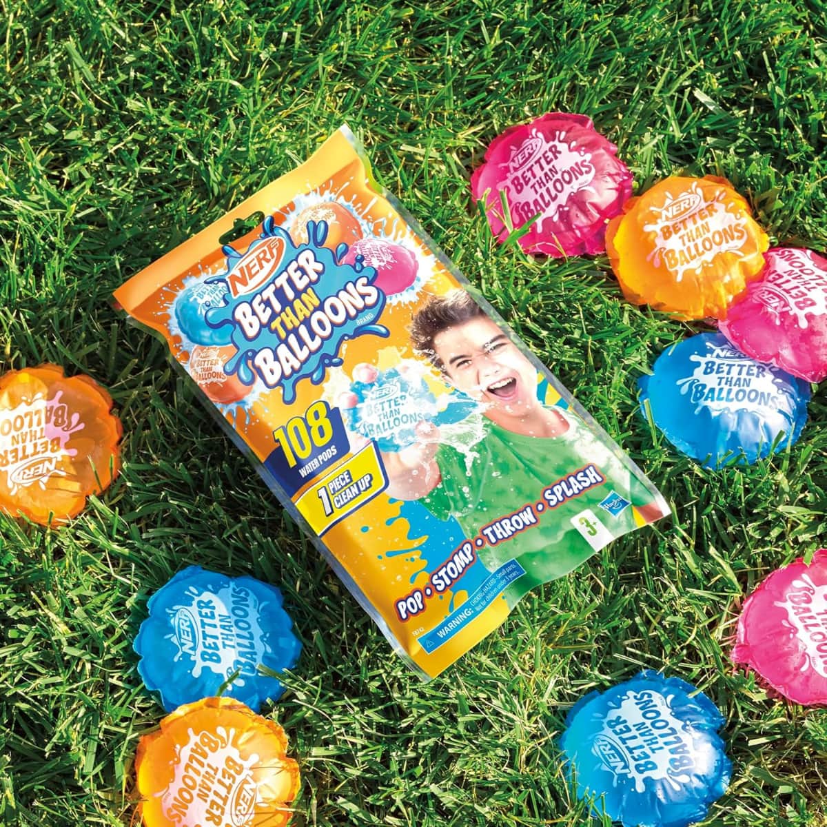 Nerf Better Than Balloons Water Toys Unisex, 3-4 Years, Pack of 108