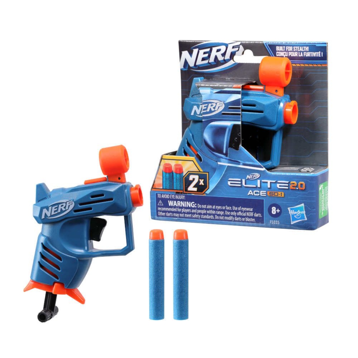 Nerf Elite 2.0 Ace Sd 1 Blaster Unisex, 8-10 Years