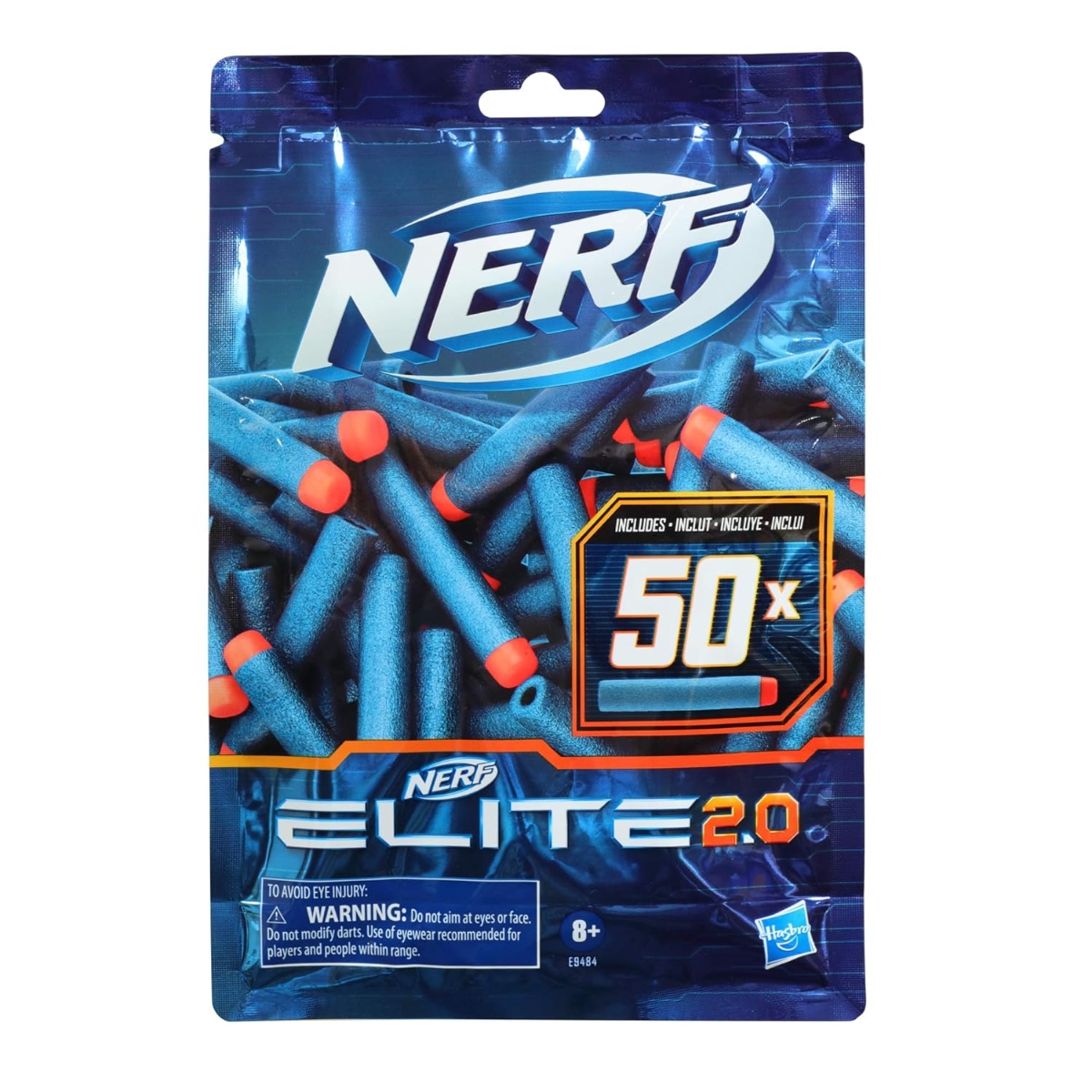 Nerf Elite 2.0 Refill 50 Unisex, 8-10 Years