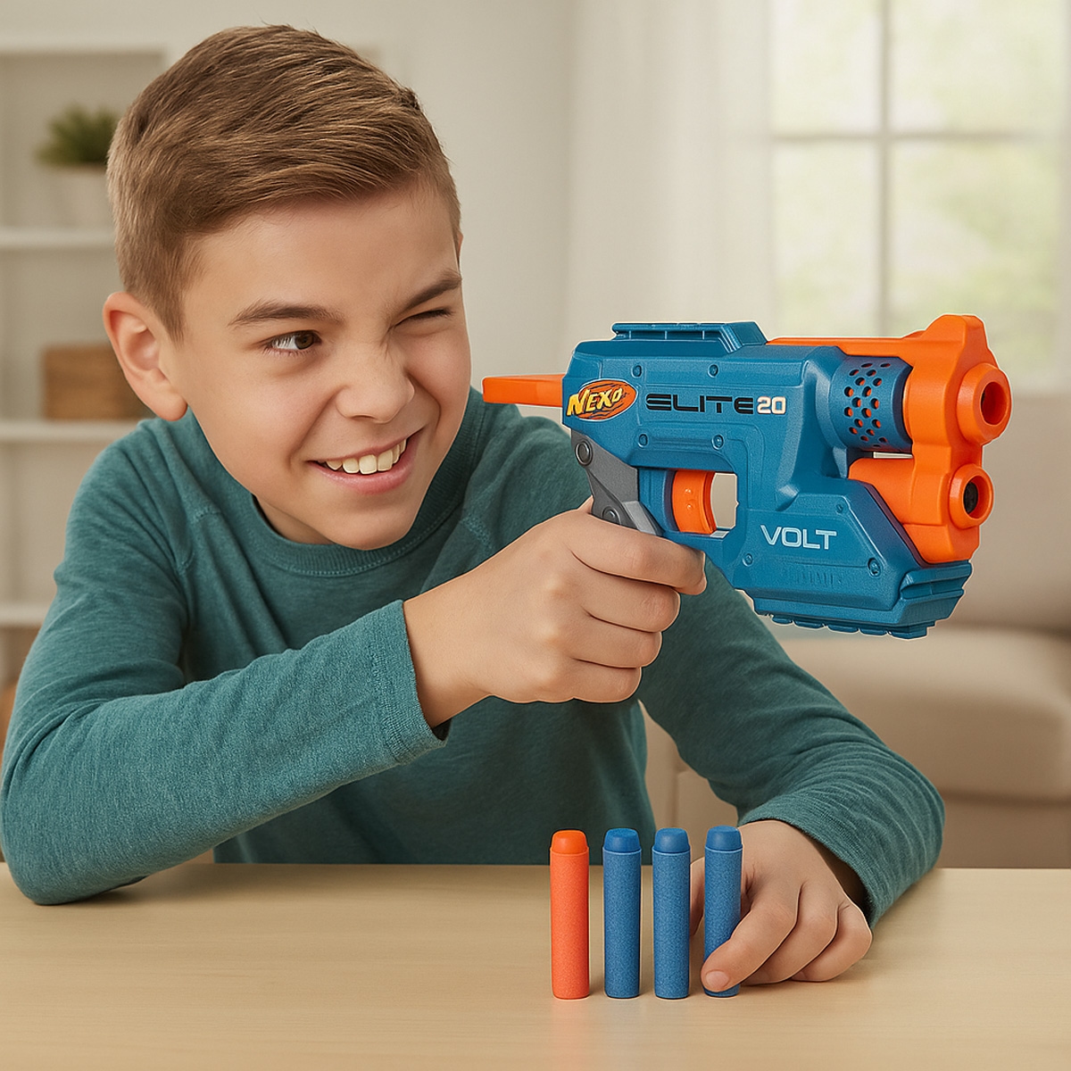 Nerf Elite 2.0 Volt Sd 1 Blaster Unisex, 8-10 Years