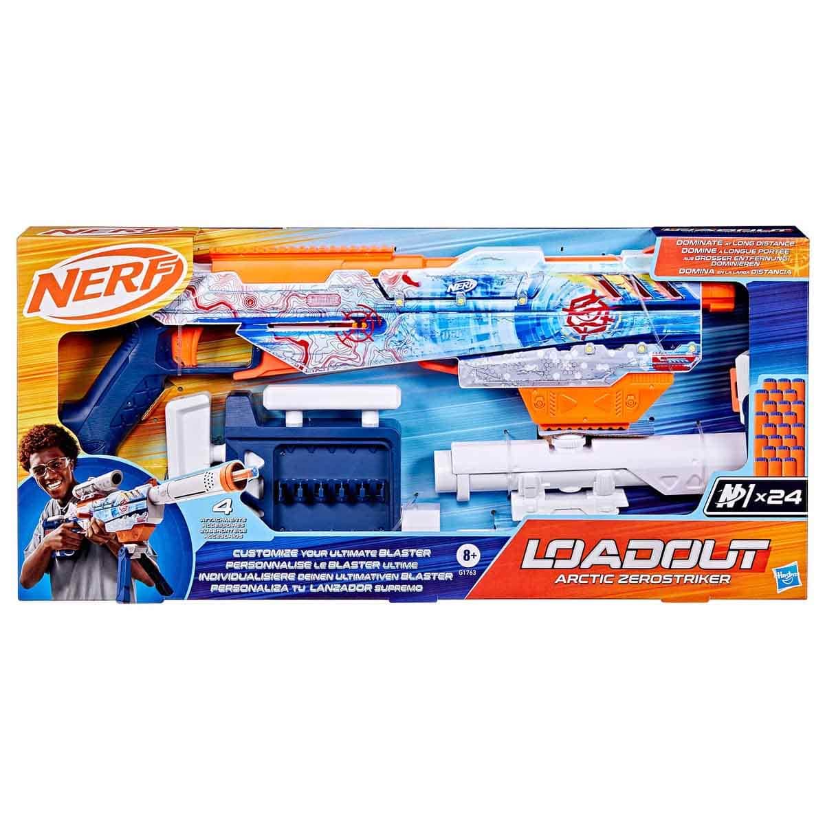 Nerf Loadout Arctic Zerostriker Blaster Unisex, 8-10 Years