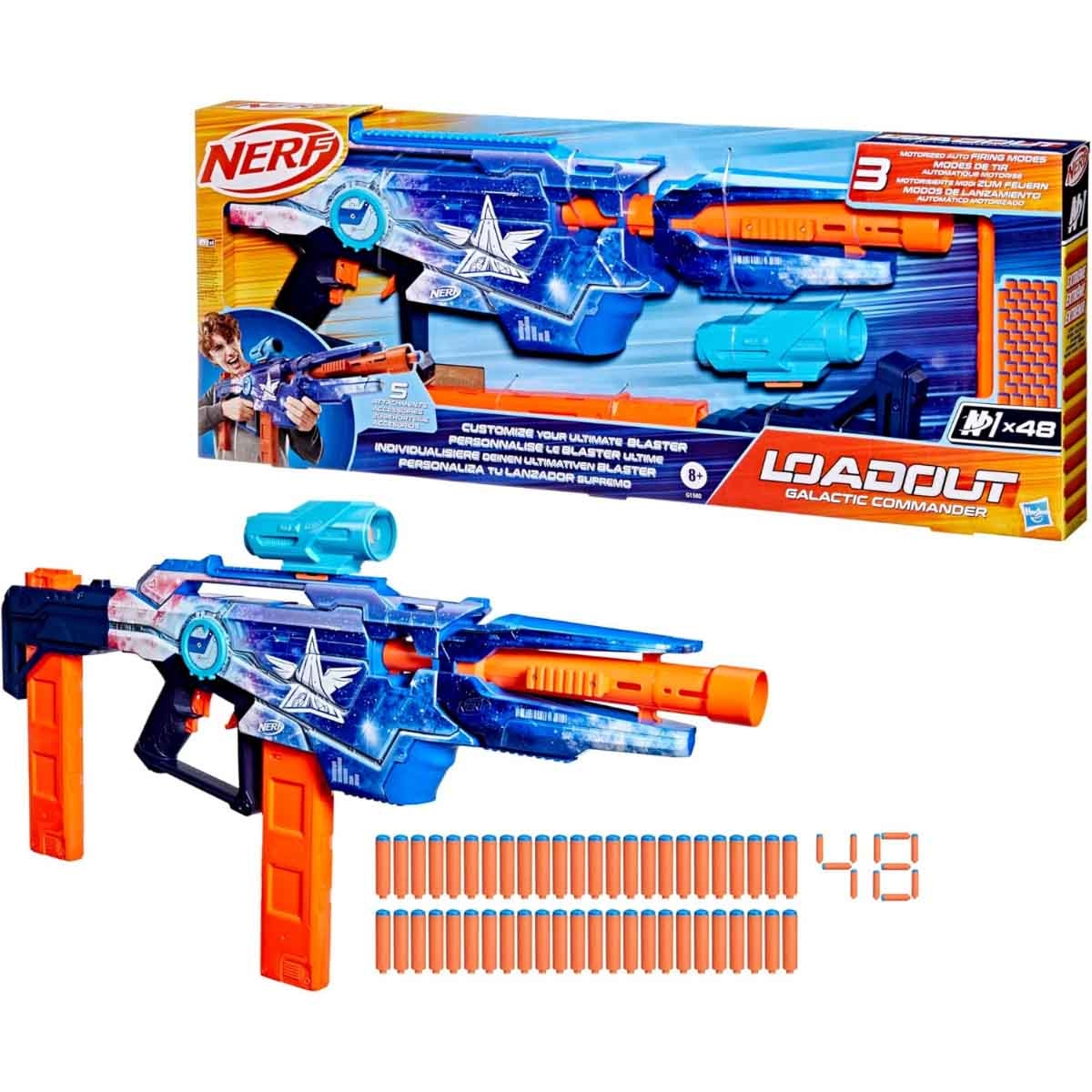 Nerf Loadout Galactic Commander Blaster Unisex, 8-10 Years
