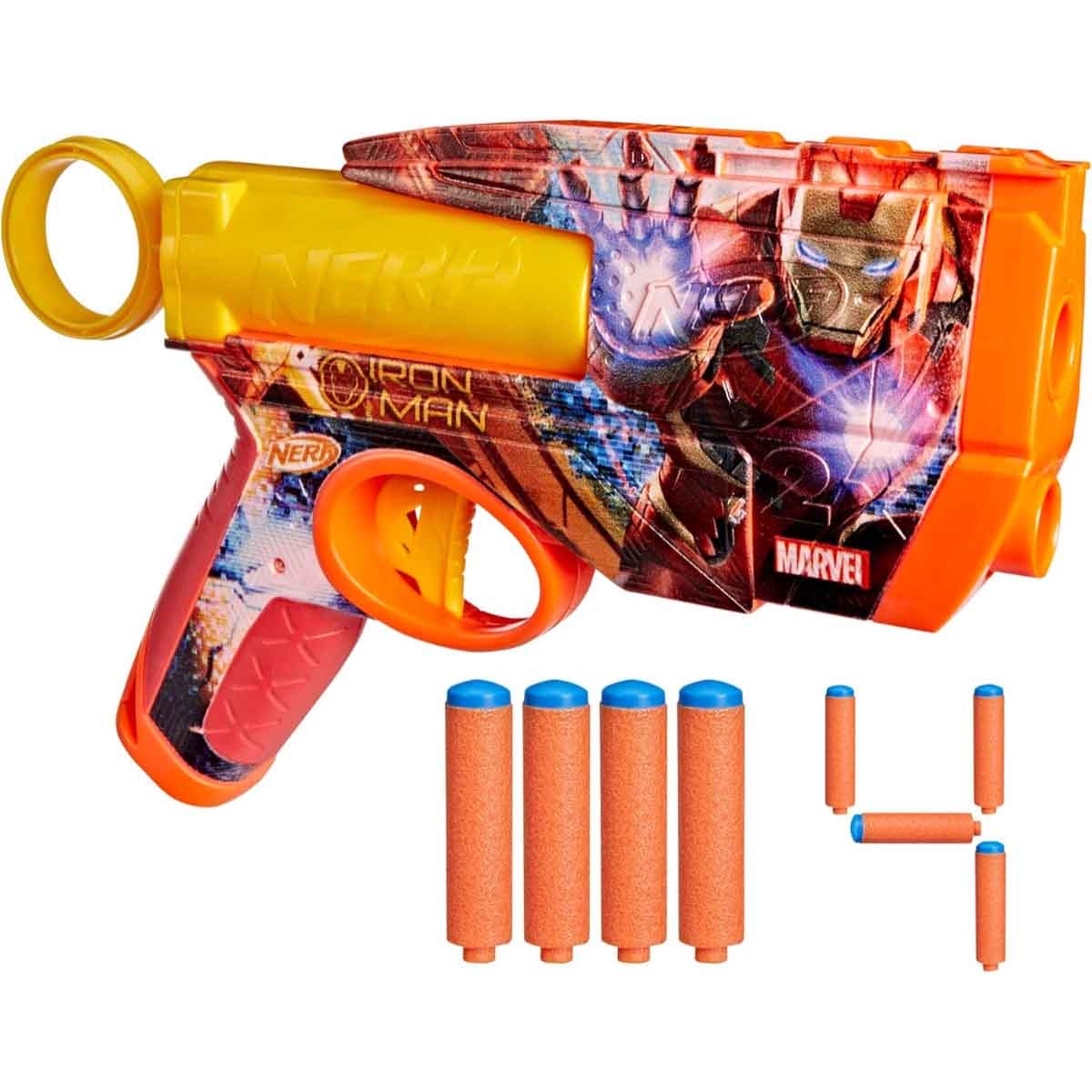 Nerf Marvel Iron Man Dart Blaster Unisex, 8-10 Years