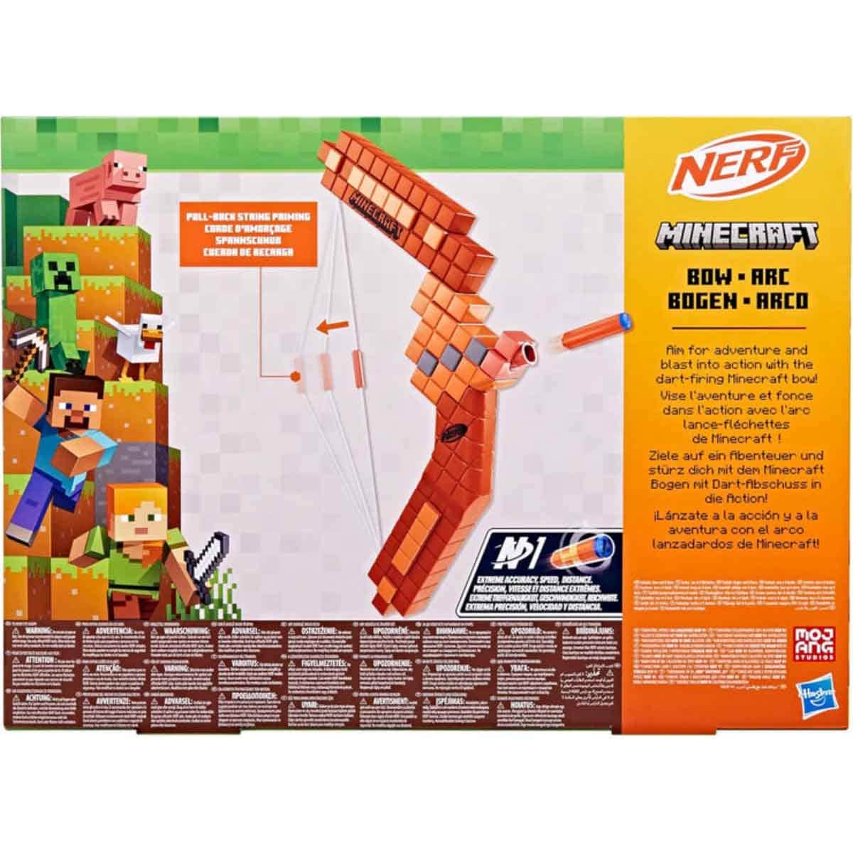 Nerf Minecraft Bogen Dart Blaster Unisex, 8-10 Years