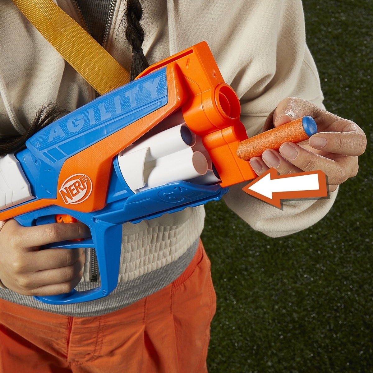 Nerf N Series Agility Blaster Unisex, 8-10 Years