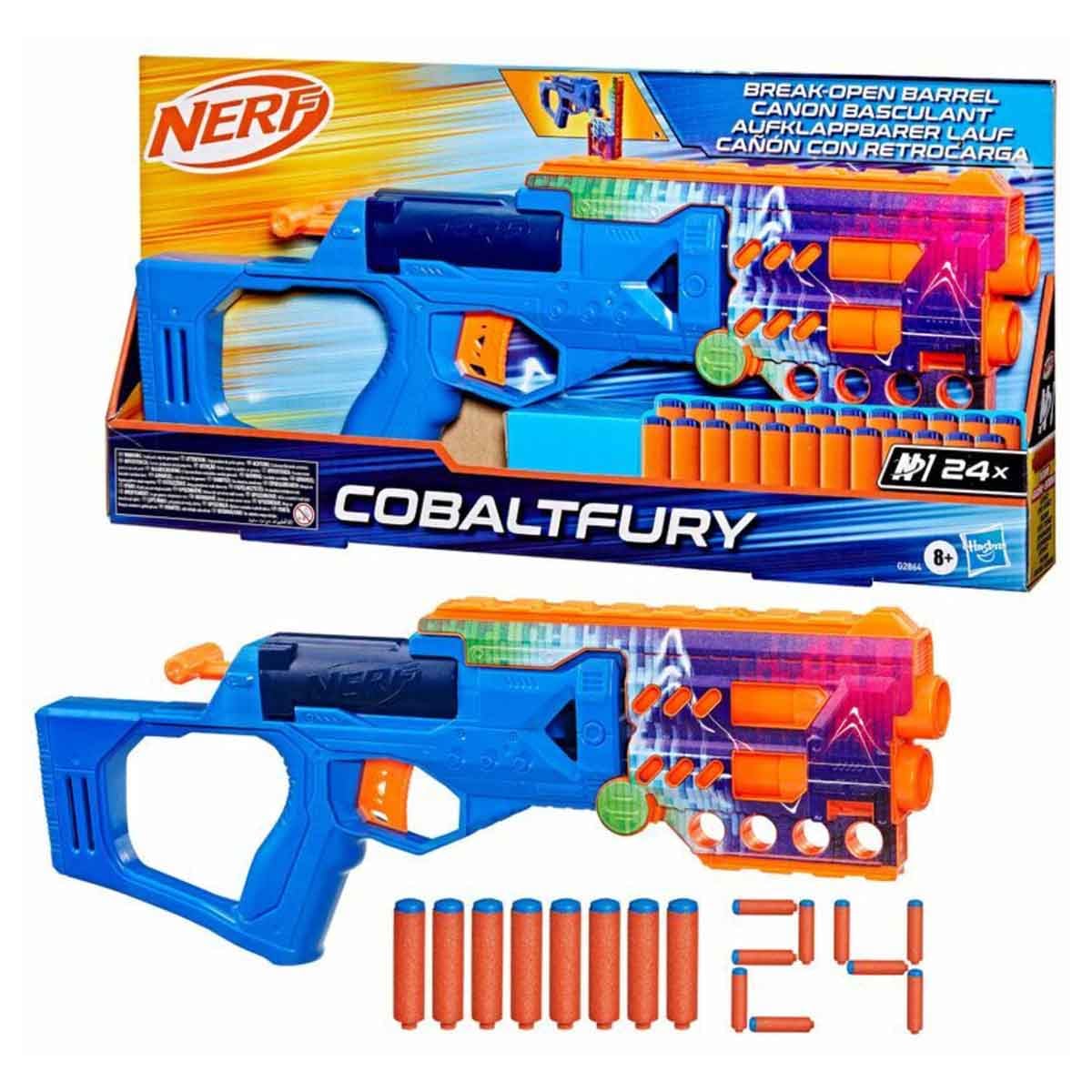 Nerf N-Series Cobaltfury Dart Launcher Unisex, 8-10 Years