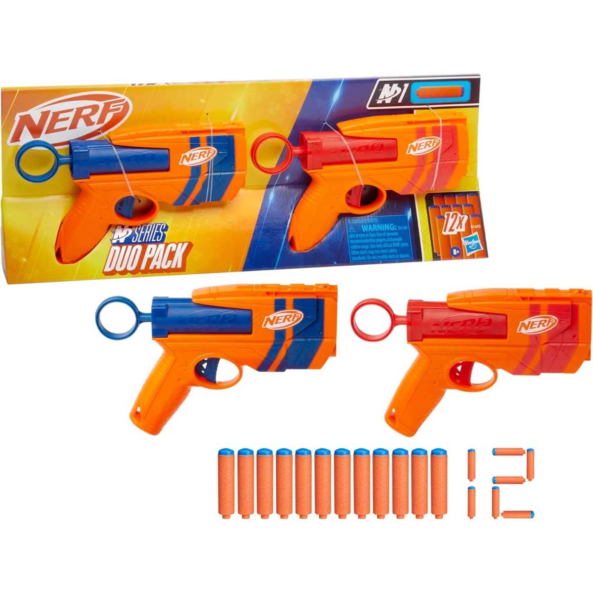 Nerf N-Series Duo Blaster Set Unisex, 8-10 Years