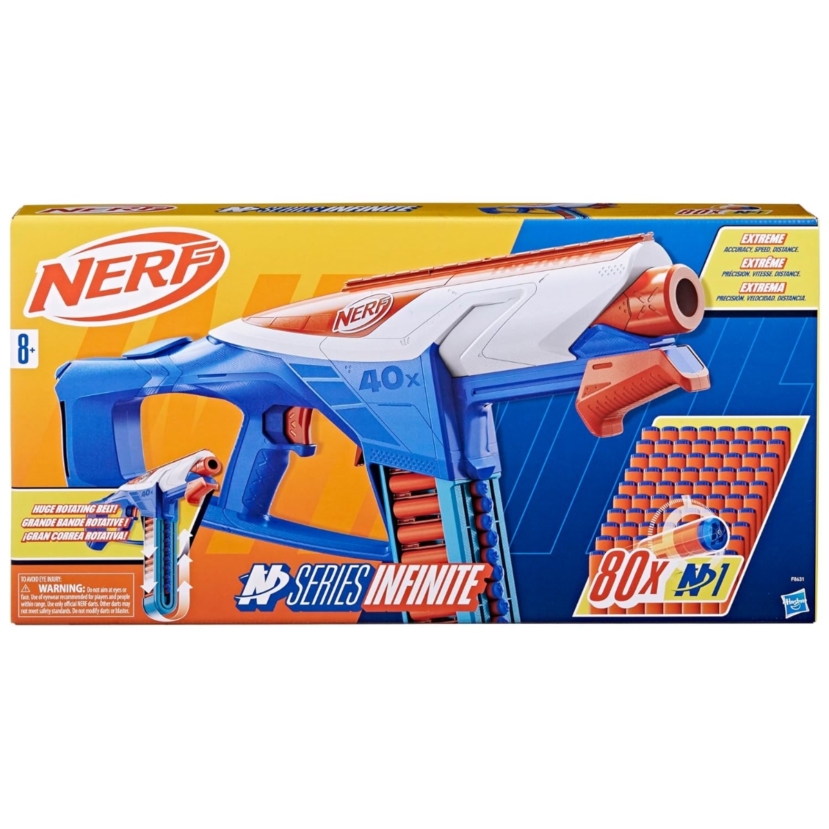 Nerf N Series Infinite Blaster Unisex, 8-10 Years