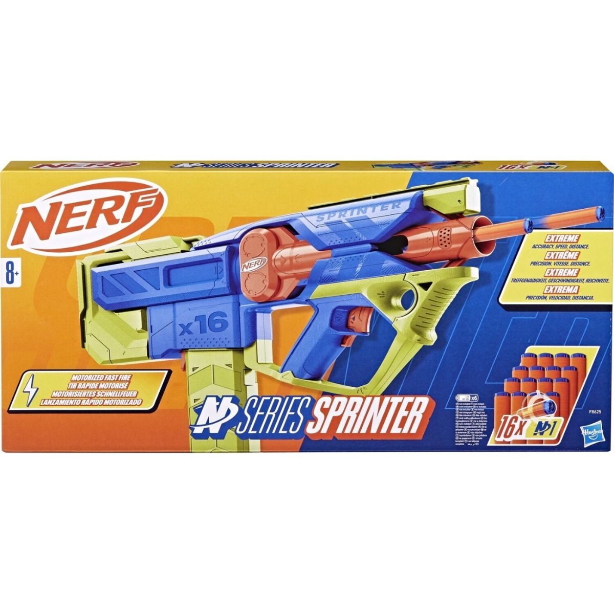 Nerf N Series Sprinter Blaster Unisex, 8-10 Years