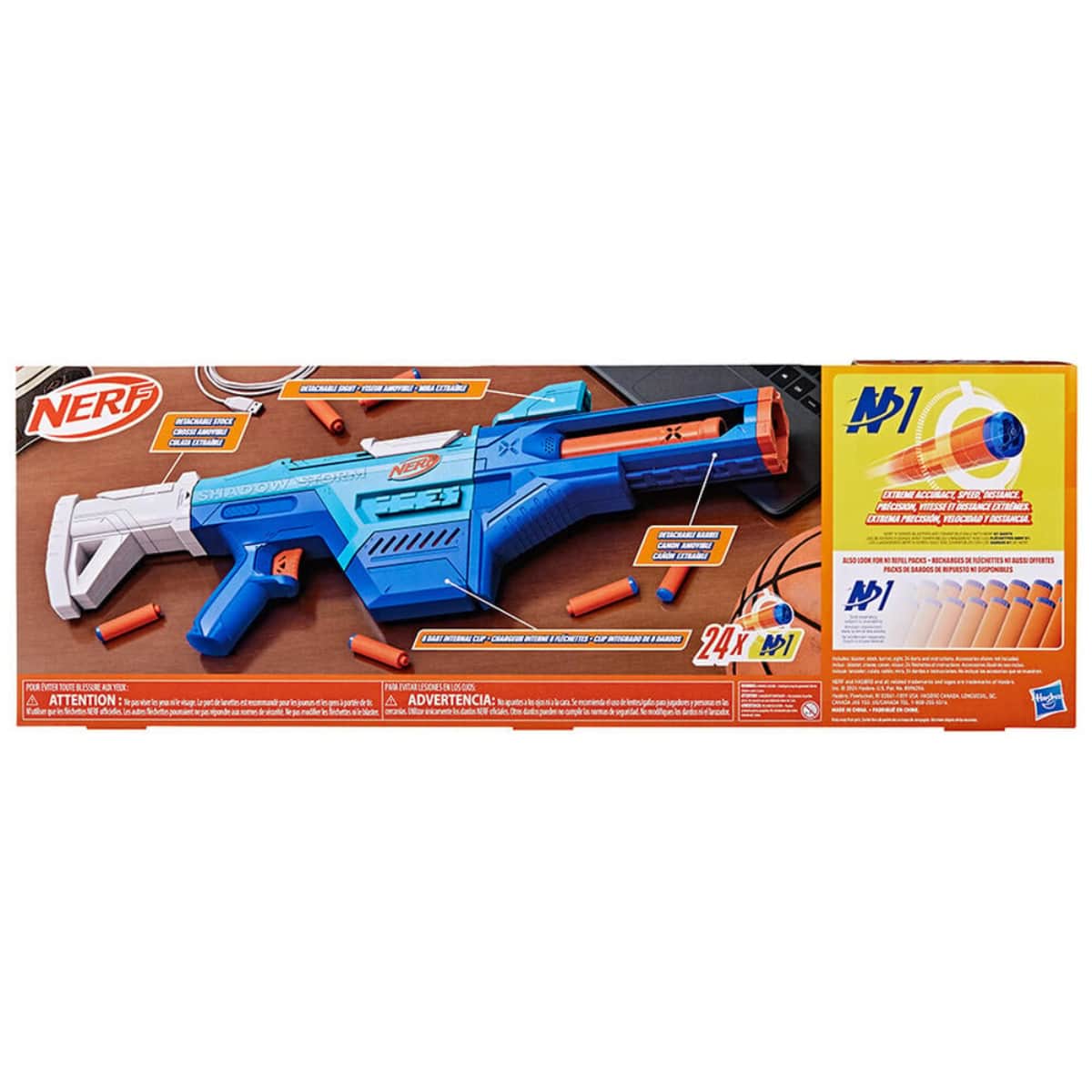 Nerf Series Blaster Shadow Storm Toy Unisex, 8-10 Years