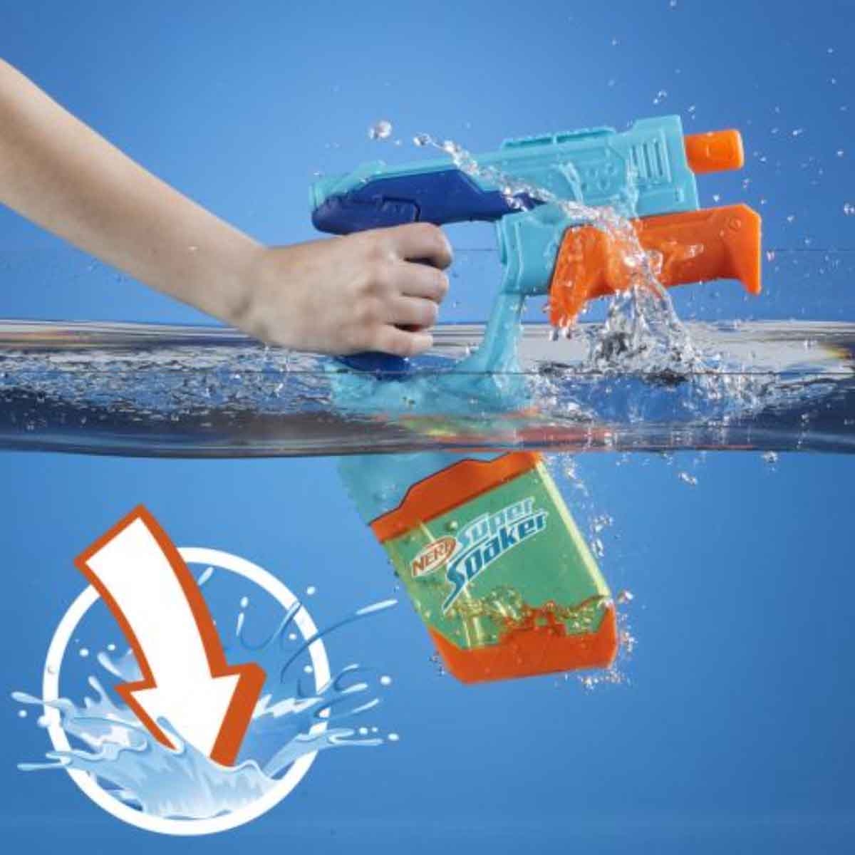 Nerf Super Soaker Dunk-Fill Water Blaster Unisex, 8-10 Years, Pack of 2