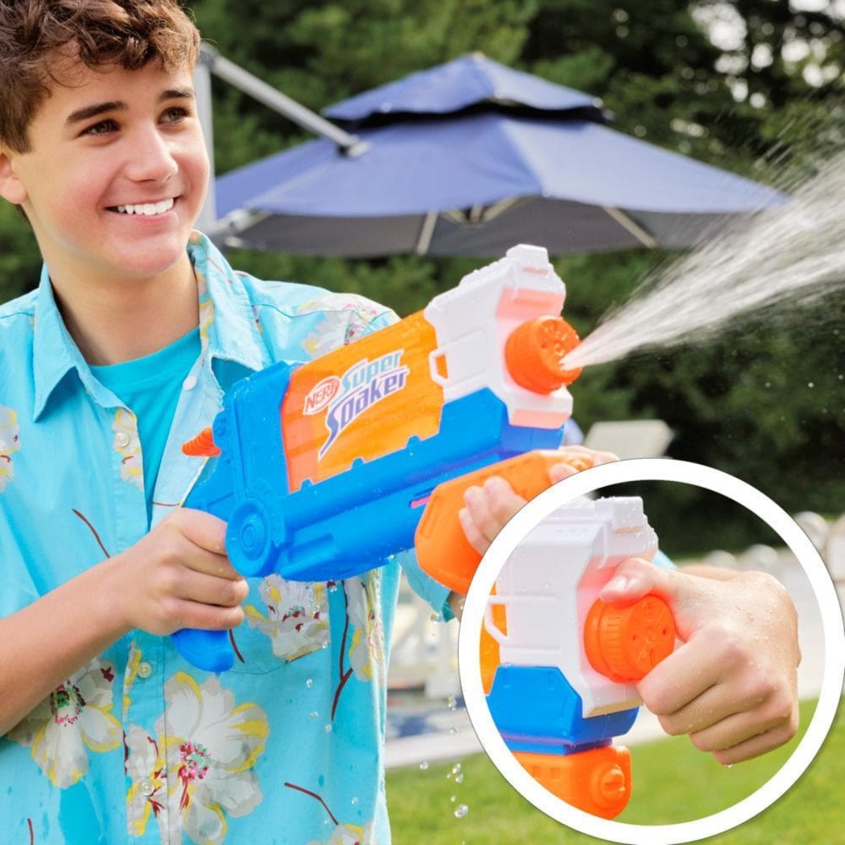 Nerf Super Soaker Flip Fill Water Blaster Unisex, 5-7 Years