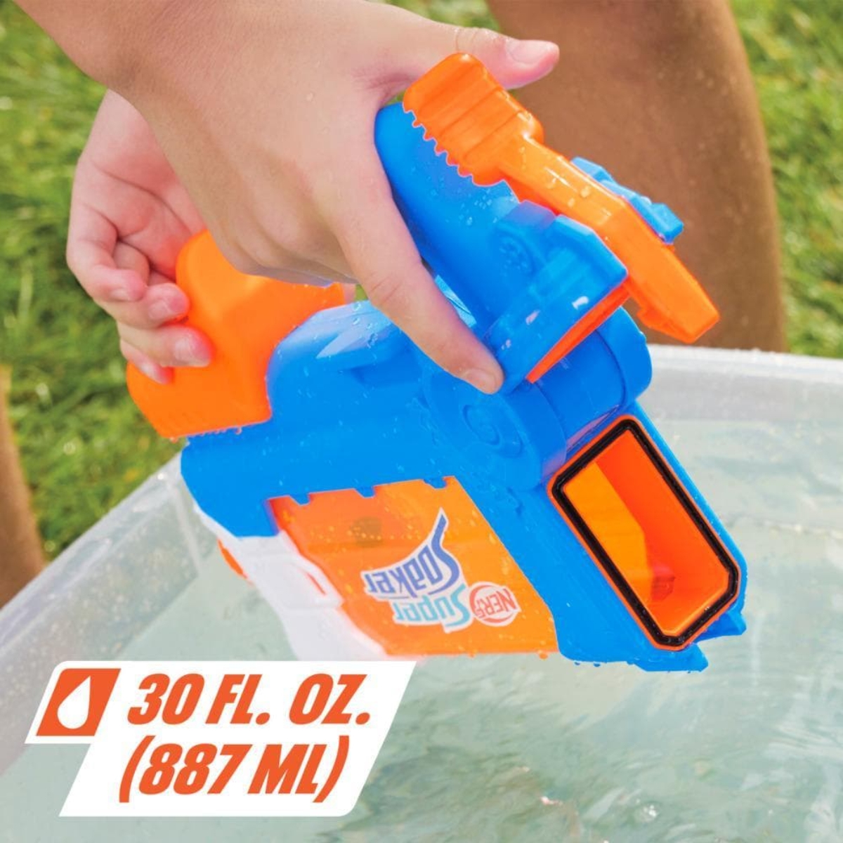 Nerf Super Soaker Flip Fill Water Blaster Unisex, 5-7 Years