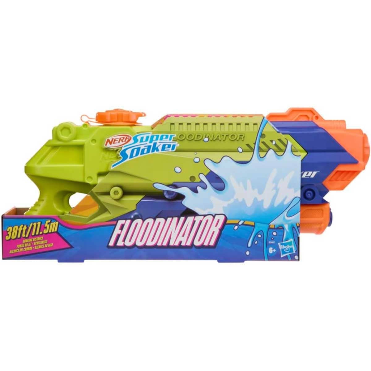 Nerf Super Soaker Floodinator Water Blaster Unisex, 6-8 Years