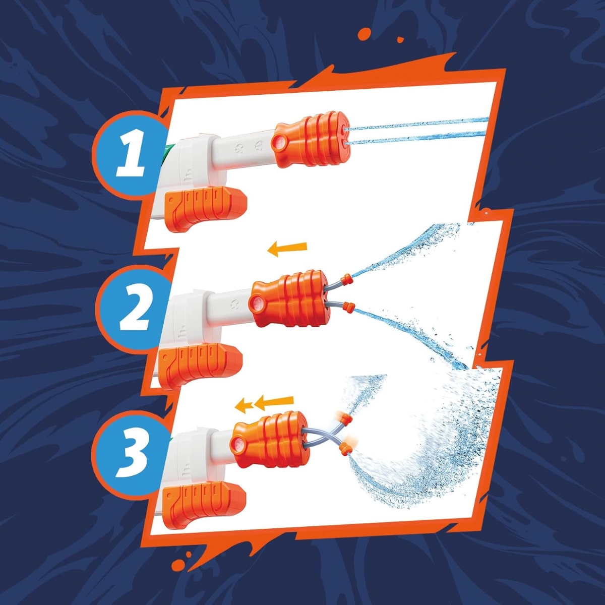 Nerf Super Soaker Hydro Frenzy Water Blaster Unisex, 5-7 Years