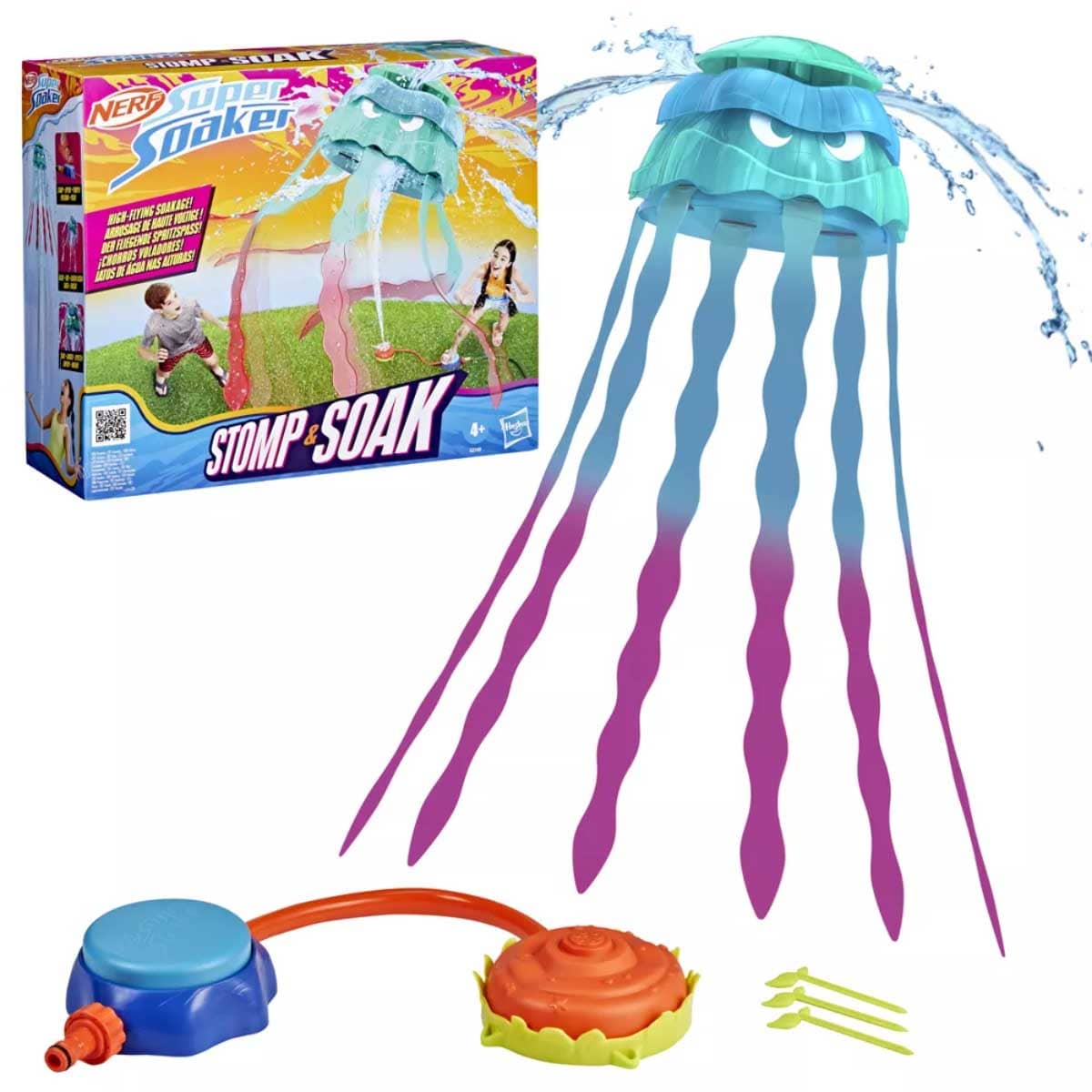 Nerf Super Soaker Stomp & Soak Water Blaster Unisex, 5-6 Years