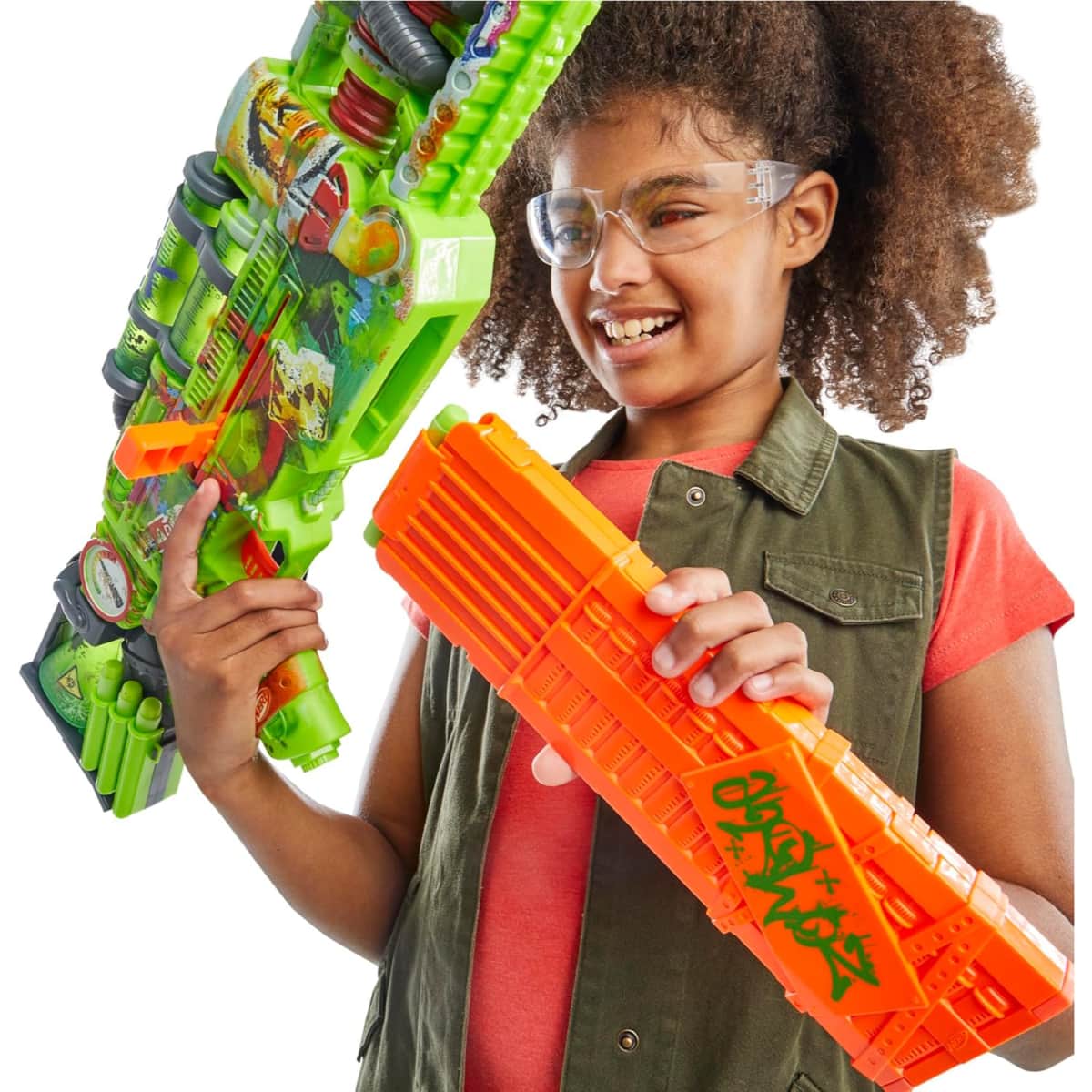 NERF Zombie Corrupter Blaster Toy Unisex, 8-10 Years