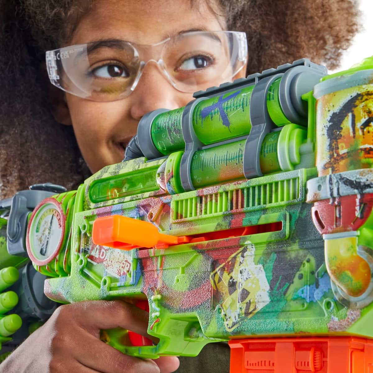 NERF Zombie Corrupter Blaster Toy Unisex, 8-10 Years