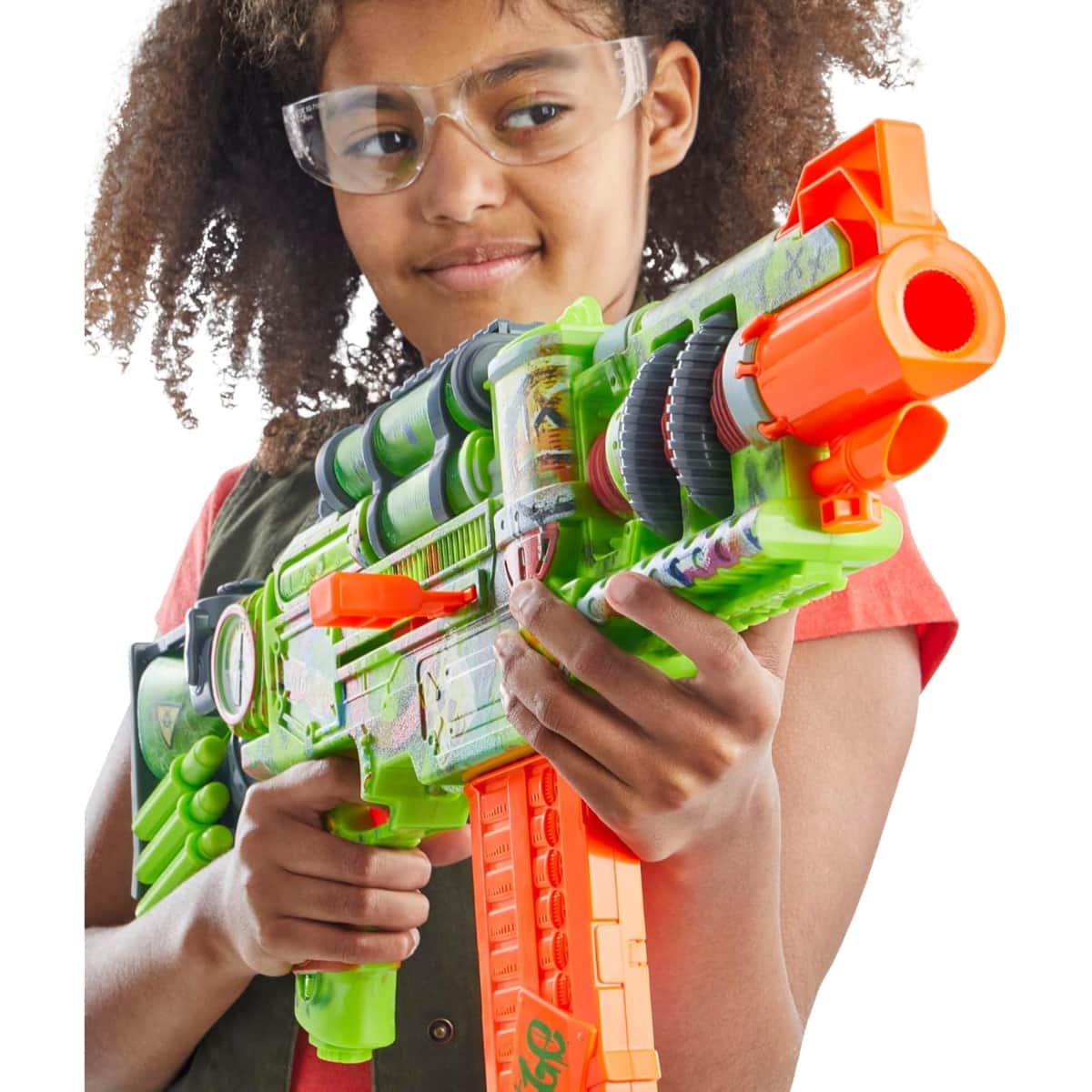 NERF Zombie Corrupter Blaster Toy Unisex, 8-10 Years