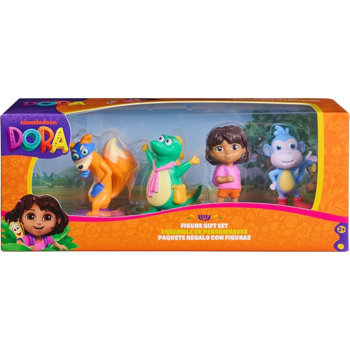 Nickelodeon 4-Piece Dora The Explorer Mini Figure Set Unisex, 2 Years
