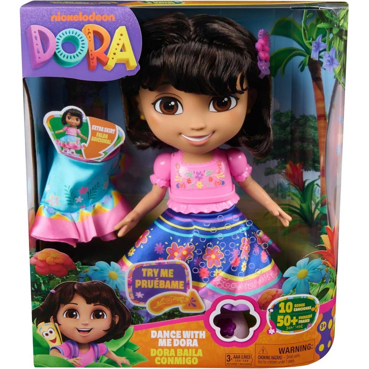 Nickelodeon Dance with Dora The Explorer Doll Unisex, 3 - 4 Years