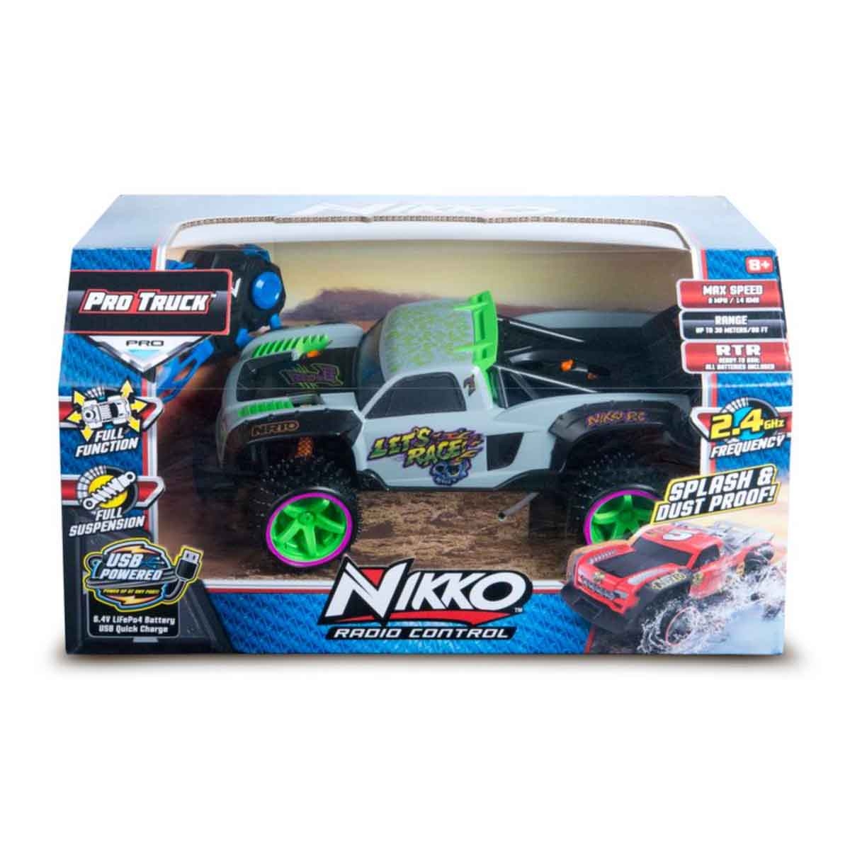 نييكو شاحنة برو 12 إنش بالريموت منوعة للأولاد، 5-7 سنوات