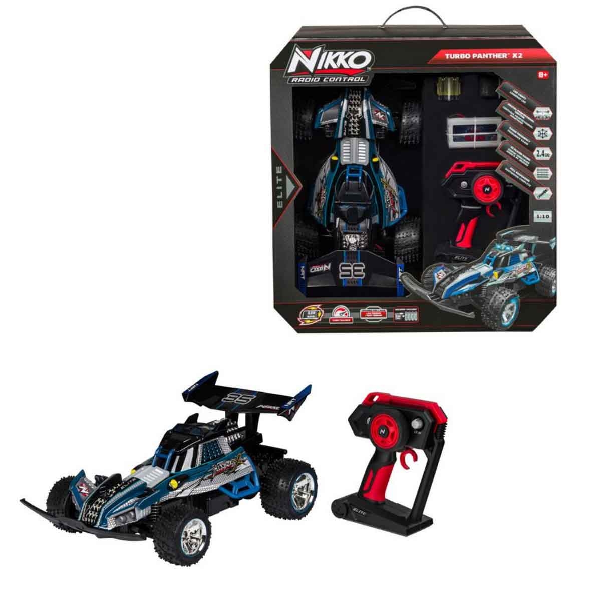 نيكاو مركبة تحكم عن بعد تيربو بانثر X2 متنوعة للأولاد من عمر 5-7 سنوات
