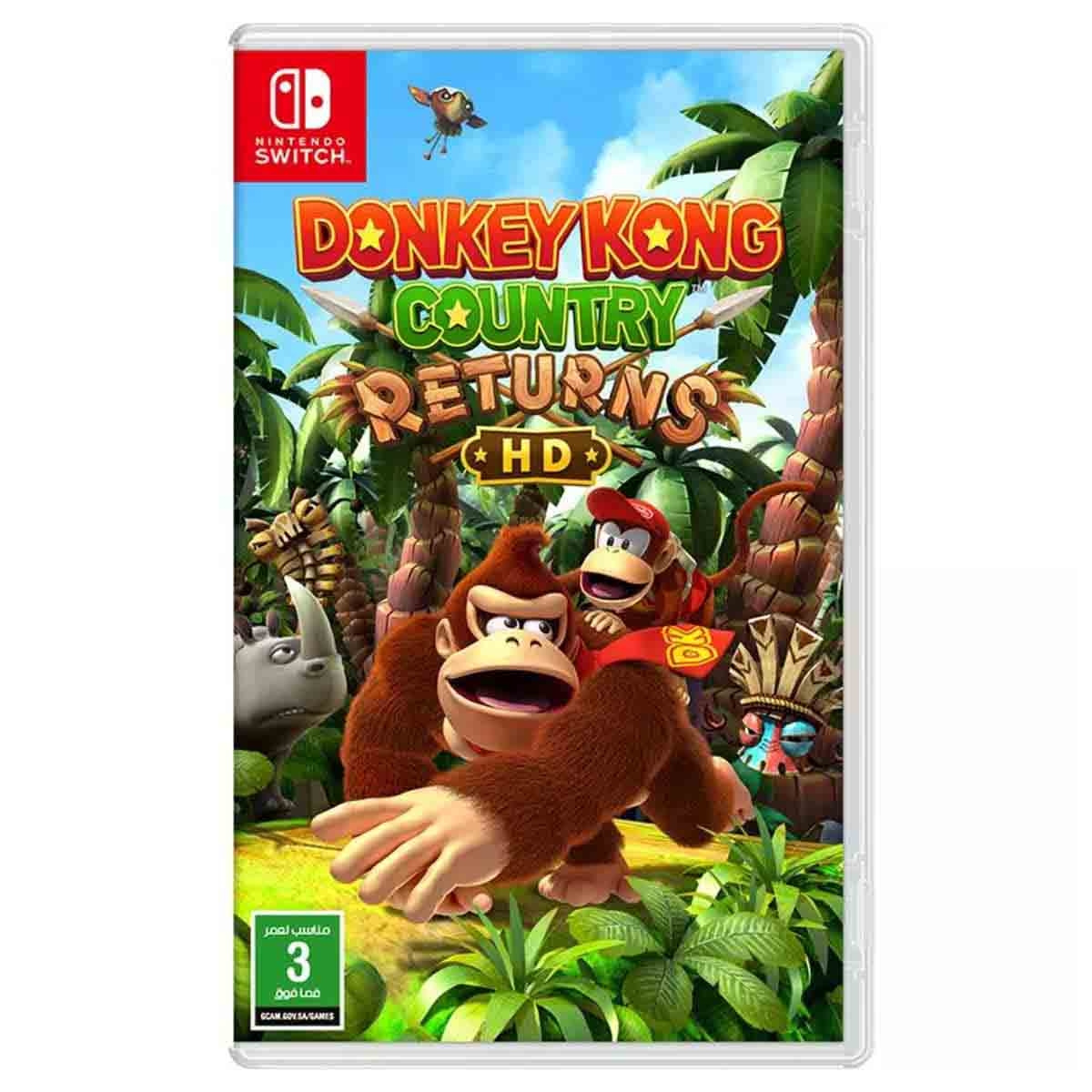 Nintendo Donkey Kong Country Returns HD (KSA Version) Video Game for Nintendo Switch