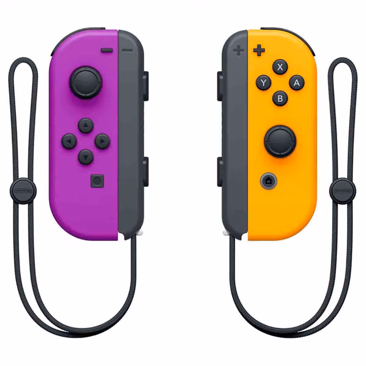 Nintendo Neon Purple Joy-Con (L) & Neon Orange Joy-Con (R) Controller Set